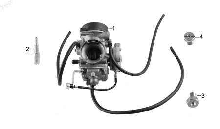 Diagrama Carburador Italika VX250 2022