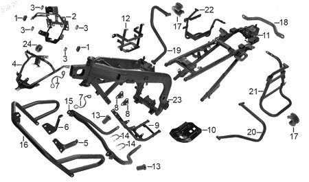 Diagrama Cuadro Italika VX250 2022