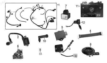 Diagrama Eléctrico Italika VX250 2022