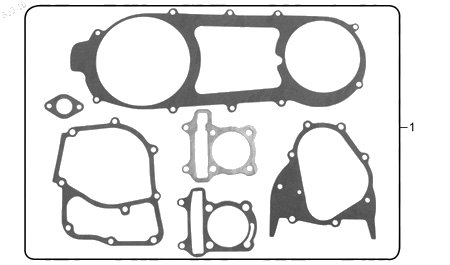 Diagrama Juntas para Motor Italika W150 2018
