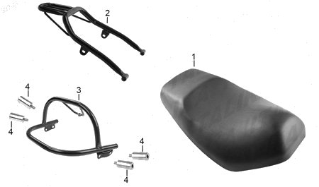 Diagrama Asientos y Parrillas Italika W150 2022