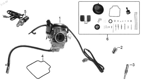 Diagrama Carburador Italika CS125 2016