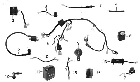 Diagrama Eléctrico Italika RT250 GPS 2027