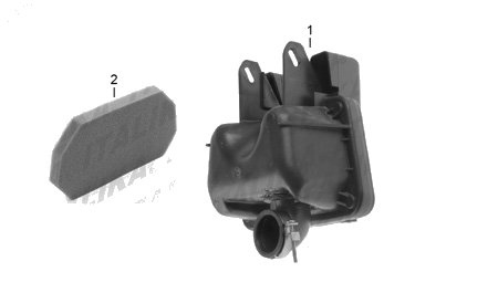 Diagrama Filtro de Aire y Sistema de Enfriamiento para moto Italika XT110 2021 — refacciones compatibles