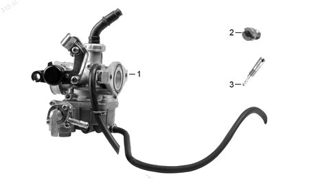 Diagrama Carburador Italika XT110RT 2017