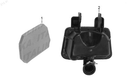 Diagrama Filtro de Aire y Sistema de Enfriamiento Italika XT110RT 2017