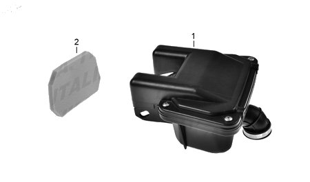 Diagrama Filtro de Aire y Sistema de Enfriamiento Italika XT125RT 2020