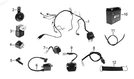 Diagrama Eléctrico Italika DM250 2022