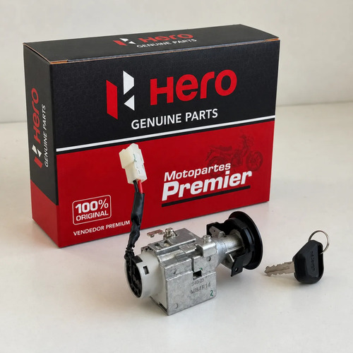 Interruptor Encendido para moto Hero DASH 125 2022-2027 — refacción original C04020029