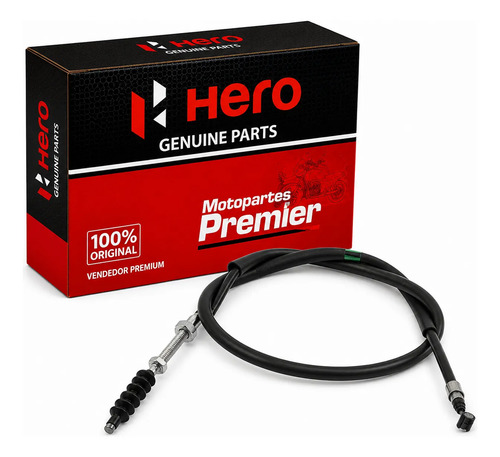 Chicote Clutch para moto Hero HUNK 150 2022-2025 — refacción original C04030016