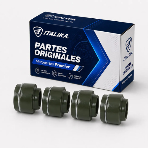 Sello Valvula para moto Italika VORT-X 300 VORT-X 300R VORT-X 300R RACING 2017-2027 — refacción original E04020063