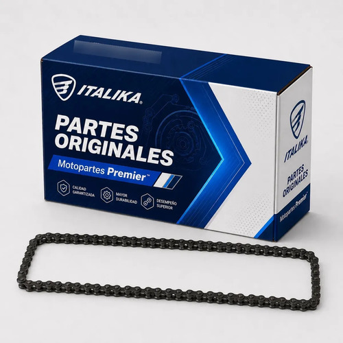 Cadena Tiempo 100 Eslabones para moto Italika V200 VX250 VX250 EFI 2016-2027 — refacción original E04030076