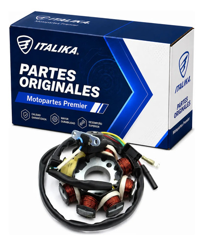 Estator para moto Italika WS150 SPORT MODENA175 D125 2015-2027 — refacción original E05010005