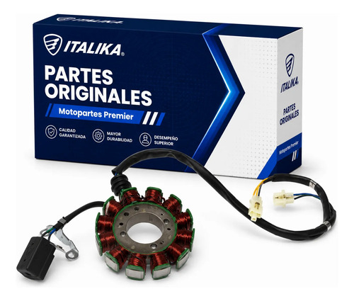 Estator para moto Italika 250Z 250Z NEGRA 250SZ 2015-2024 — refacción original E05010035