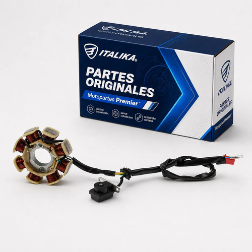 Estator para moto Italika ATV180 ATV190 2016-2027 — refacción original E05010048