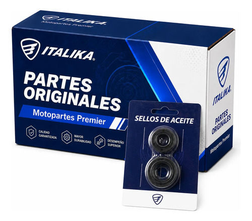 Juego Sellos Aceite 19.8X30X5 para moto Italika D125 VITALIA150 WS150 SPORT 2015-2027 — refacción original E07020167
