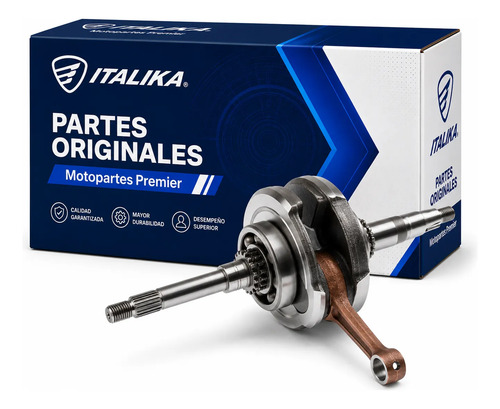 Conjunto Cigüeñal para moto Italika ATV180 ATV190 2016-2027 — refacción original E08020055