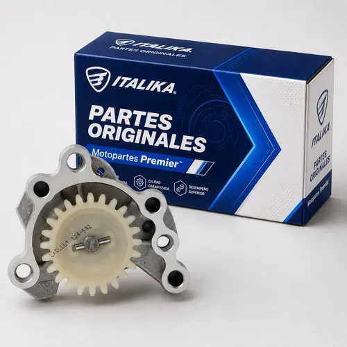 Bomba Aceite para moto Italika AT125RT AT125 2017-2027 — refacción original E09010057
