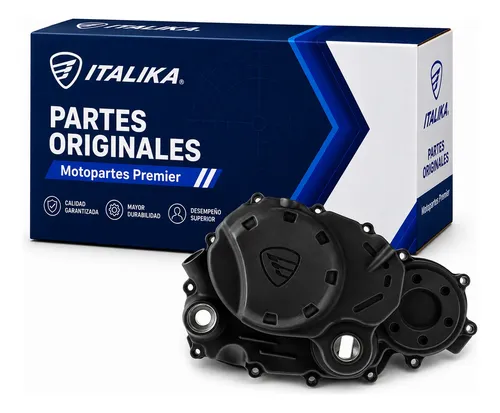 Cubierta Carter Der Con Isotipo para moto Italika FT250 TS DT200 SPORT FT 180 2015-2025 — refacción original E11010258