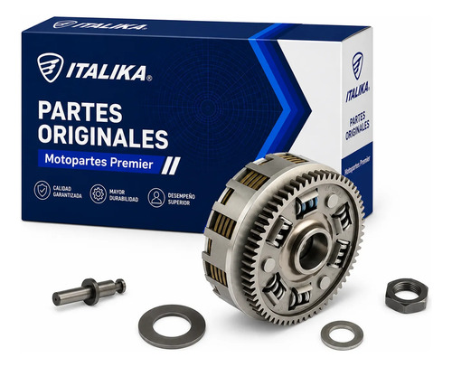 Conjunto Embrague para moto Italika 280Z 280Z GPS 2025-2026 — refacción original E13020202