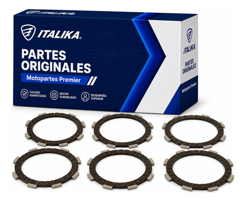 Kit De Pastas De Clutch para moto Italika TC250 250Z DM 200 2015-2027 — refacción original E1303KP04