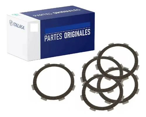 Juego Pastas Clutch para moto Italika FT125TS FT150TS DT125 DELIVERY 2015-2027 — refacción original E1303KP05