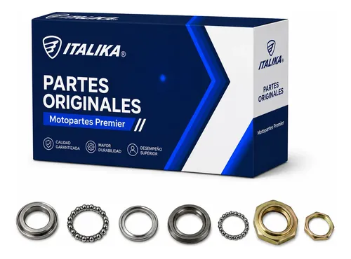 Kit Baleros Direccion para moto Italika VITALIA150 D150 2020-2027 — refacción original F01040186