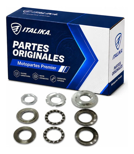 Jgo Baleros para moto Italika BIT 150 NUEVA GENERACION BIT 150 2022-2027 — refacción original F01040217