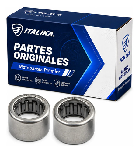 Balero Agujas HK172516 para moto Italika ATV180 ATV200 ATV150 CON REVERSA 2015-2027 — refacción original F02010184