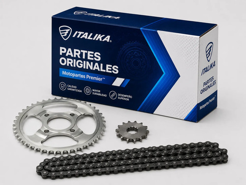 Kit De Sprocket para moto Italika DM 150 2015-2019 — refacción original F0203KS01