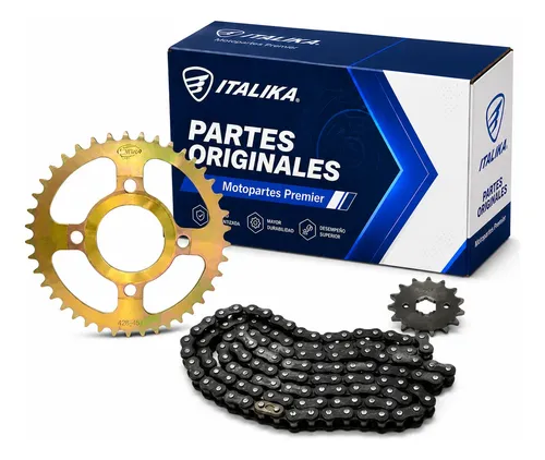 Kit De Sprocket para moto Italika FT 180 FT180 CON LED DT200 SPORT 2015-2020 — refacción original F0203KS05