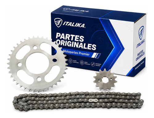 Kit De Sprocket para moto Italika DT150 SPORT FT150GTS ROJA FT180 TS 2015-2027 — refacción original F0203KS11