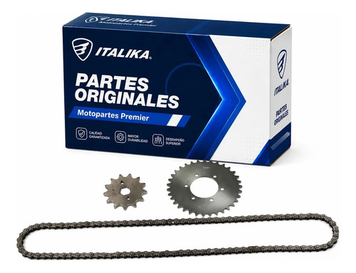 Kit De Sprocket para moto Italika 250Z 250Z NEGRA 2015-2019 — refacción original F0203KS21