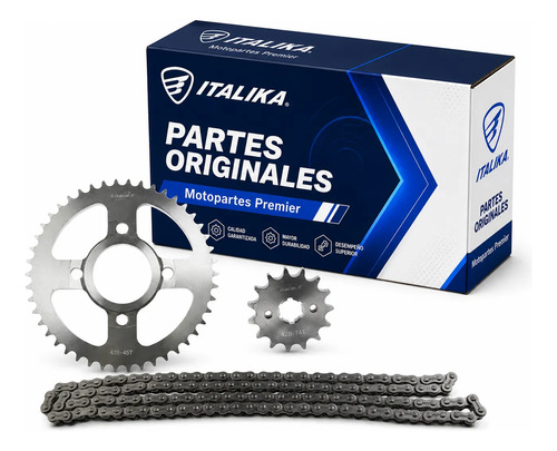 Kit De Sprocket para moto Italika DM 200 DM250 DM250X 2015-2027 — refacción original F0203KS24