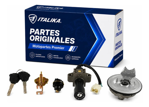 Kit Cerraduras para moto Italika 150Z 150SZ 170Z 2015-2026 — refacción original F04020208
