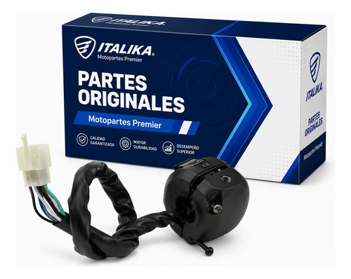 Conjunto Mando Izq para moto Italika WS150 SPORT WS175 SPORT 2017-2027 — refacción original F04040222