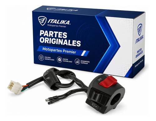 Conjunto Mando Der para moto Italika 250Z 250SZ 250Z GPS 2022-2026 — refacción original F04040287