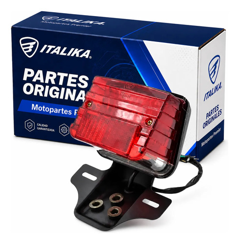 Calavera Trasera para moto Italika FT125 FT125 ROJA FT125 ROJA NUEVA 2015-2027 — refacción original F09030013