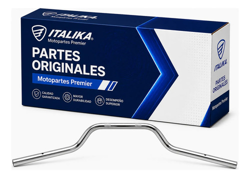 Manubrio para moto Italika FT150G FT150GTS ROJA FT150G NEGRA 2015-2027 — refacción original F10040031