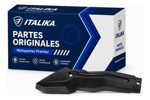 Cubierta Soporte Salpicadera Izq para moto Italika VORT-X 300 150Z 200Z 2017-2027 — refacción original F12010338