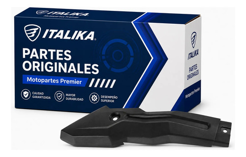Cubierta Soporte Salpicadera Der para moto Italika VORT-X 300 150Z 200Z 2017-2027 — refacción original F12010339