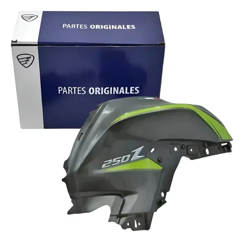 Cubierta Tanque Der Grafito para moto Italika 250Z 2019-2023 — refacción original F13012014