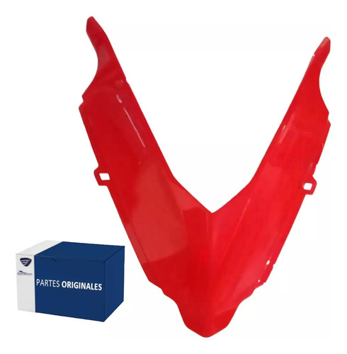 Cubierta Dec Faro Rojo para moto Italika VORT-X 300R 2021-2025 — refacción original F13012513