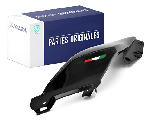 Cubierta Tras Izq Negro para moto Italika 250Z 2022-2024 — refacción original F13012648