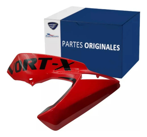 Cubierta Tanque Der Rojo para moto Italika VORT-X 250 2022-2027 — refacción original F13012892