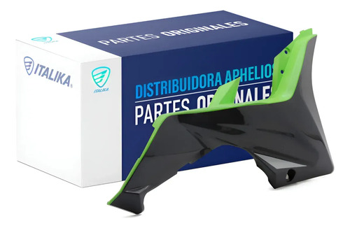Cubierta Del Inf Der Gris Verde para moto Italika AT125 2023-2027 — refacción original F13013010