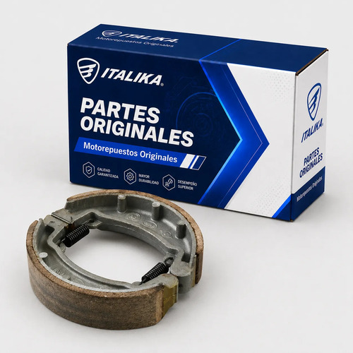Zapatas Freno Del para moto Italika 125Z DM 200 150Z 2015-2027 — refacción original F14020591