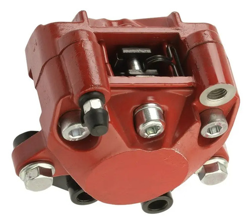 Caliper Freno Tras Rojo Con Isotipo para moto Italika VORT-X 250 2022-2027 — refacción original F15020392