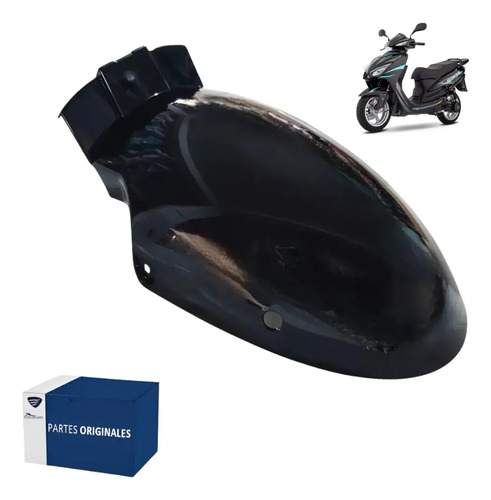 Salpicadera Posterior Negra para moto Italika X150G X150 XS150 2015-2023 — refacción original F16010144