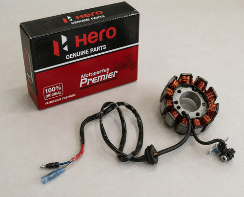 Estator 12 Bobinas para moto Hero DASH 125 2023-2027 — refacción original M05010009